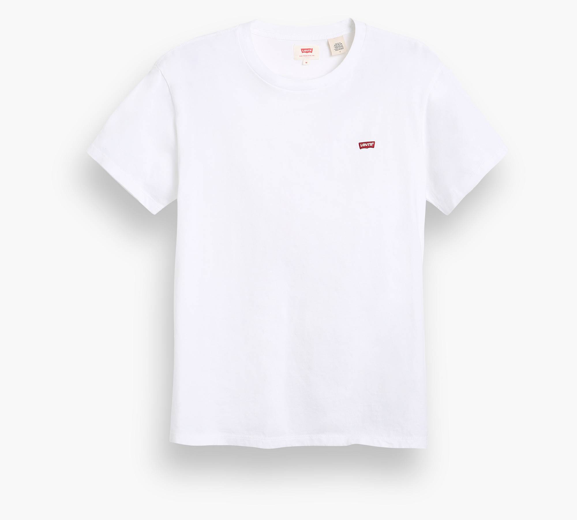 Levi's White Original Housemark T Shirt