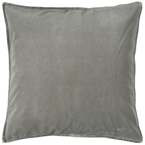 Ib Laursen Velvet Cushion In Ash