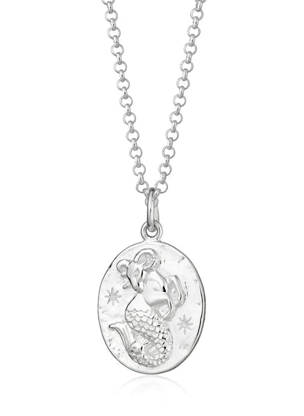 Scream Pretty  Capricorn Zodiac Necklace - Silver