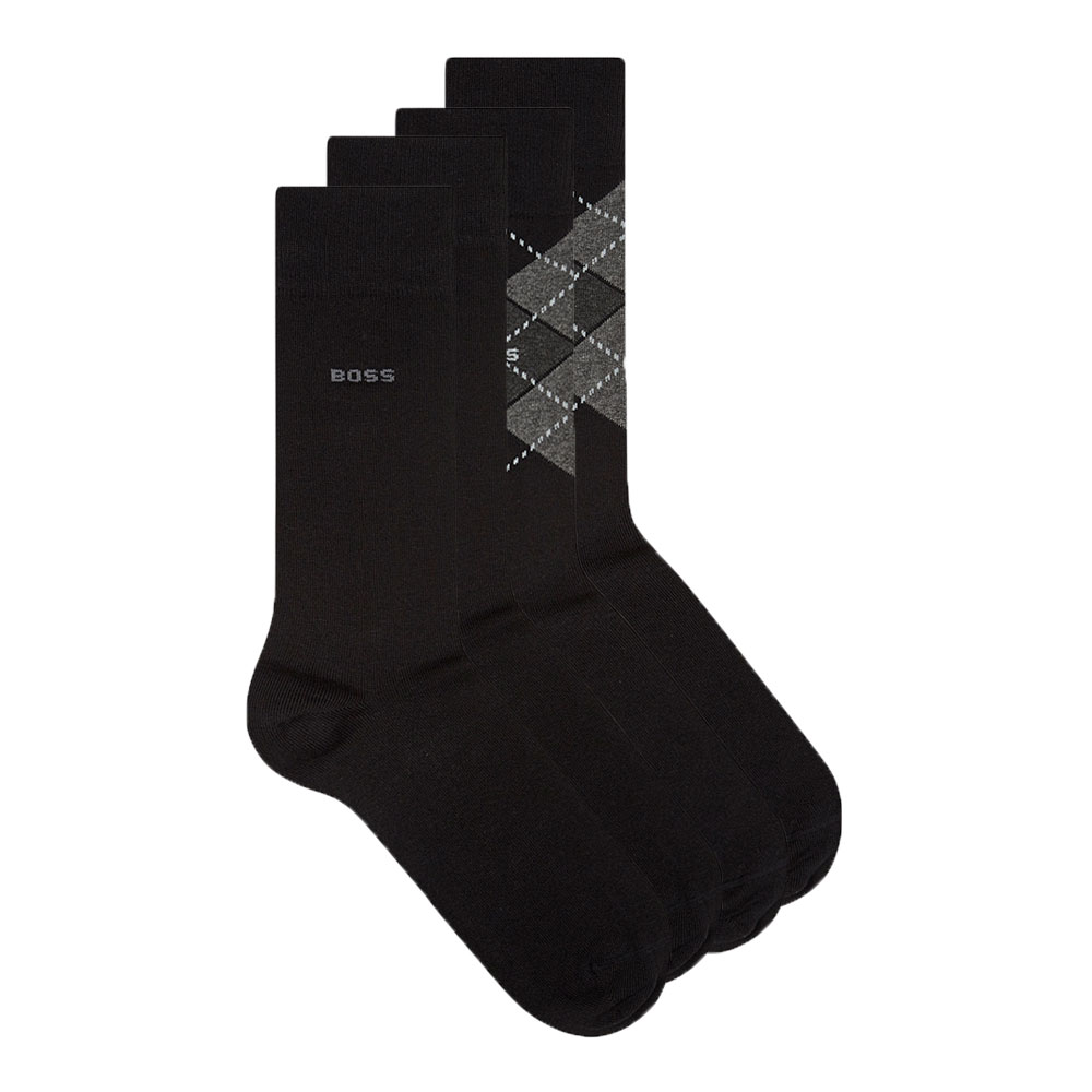 boss-2-pack-argyle-socks-black-grey