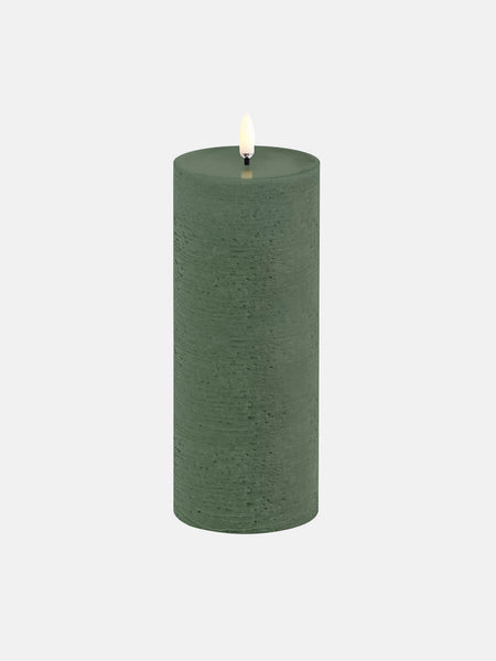 UYUNI LIGHTING Led Pillar Candle 7.8x20 - Olive Green