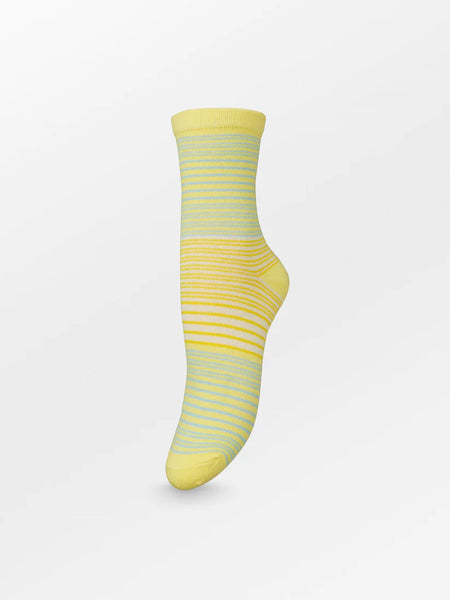 Becksondergaard Dandy Stripa Socks - Popcorn Yellow