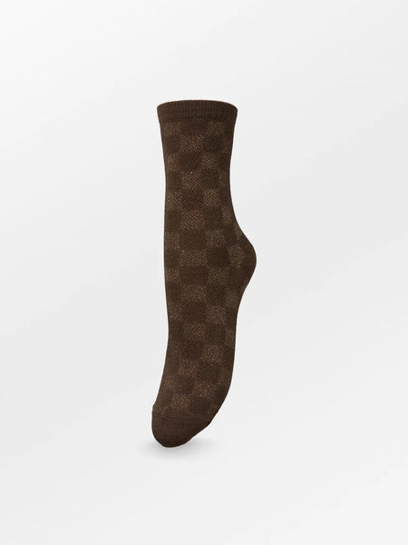 becksondergaard-quinis-glitter-socks-taupe-brown