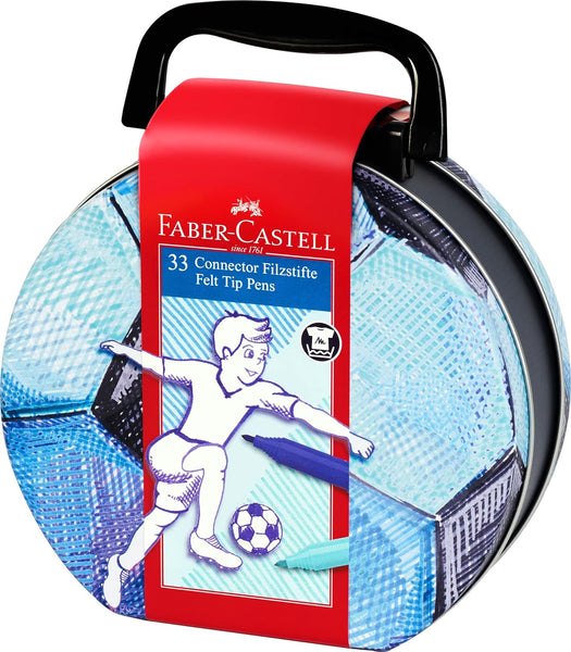 Faber Castell  Felt Tip Pen Set Connector Soccer