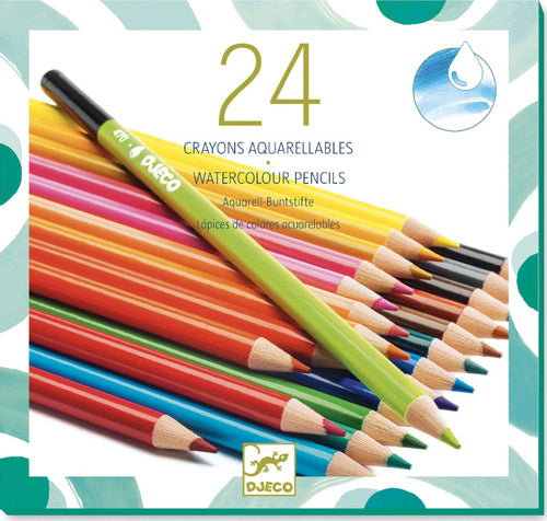 Djeco  24 Watercolour Pencils