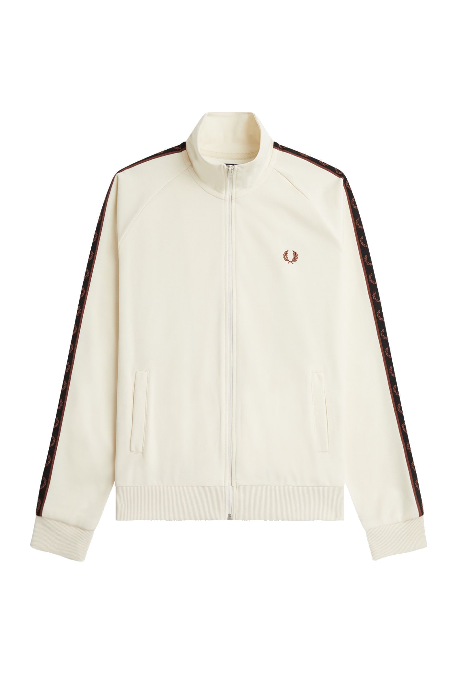 Fred Perry Fred Perry Contrast Tape Track Ecru / Whisky Brown