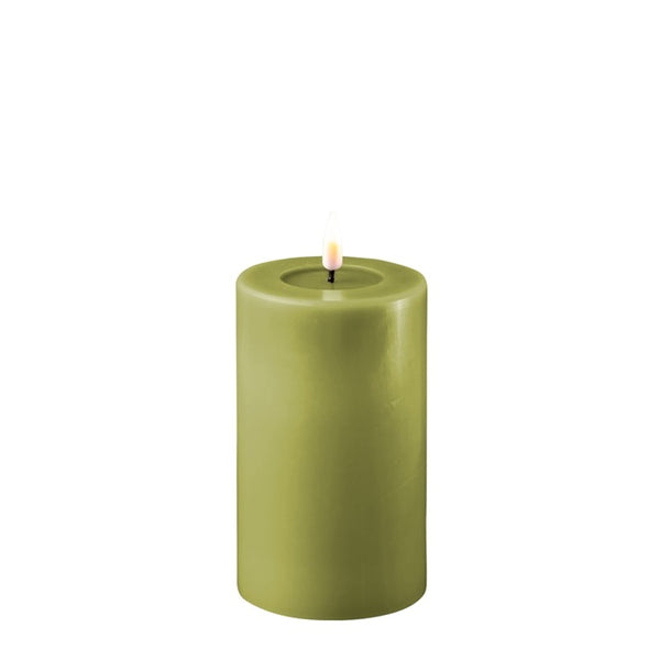 DELUXE Homeart Led Pillar Candle -standard Medium 7.5 X 12.5