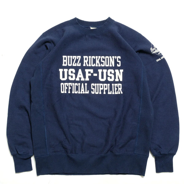 Buzz Rickson's 30th Anniversary Sweatshirt - Navy