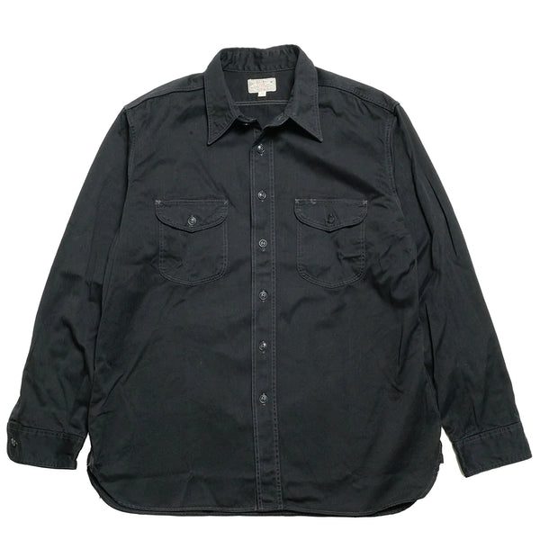Buzz Rickson's Herringbone Work Shirt - Black