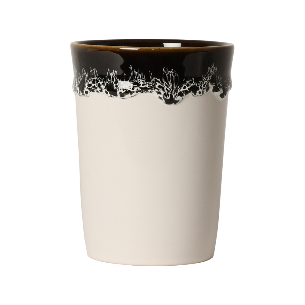 Terra Nomade Mug En Ceramique – Blanc Et Noir