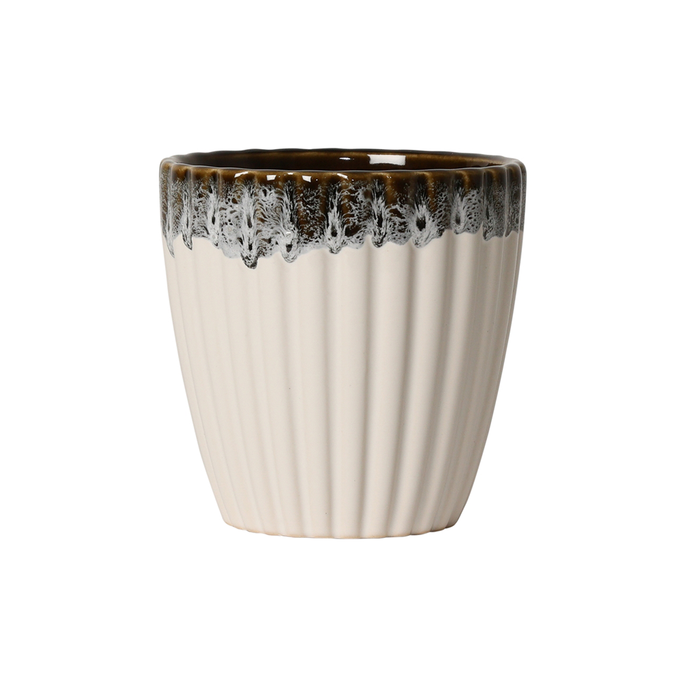 Terra Nomade Mug En Ceramique – Blanc Et Noir