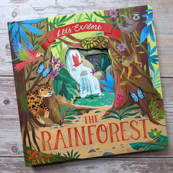 Lark London Let's Explore The Rainforest Book by Laura Garnerburt