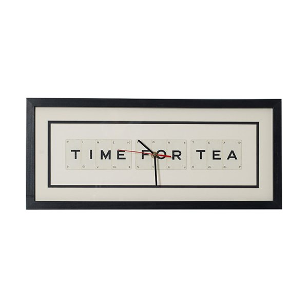 Vintage Card Co Time For Tea Clock