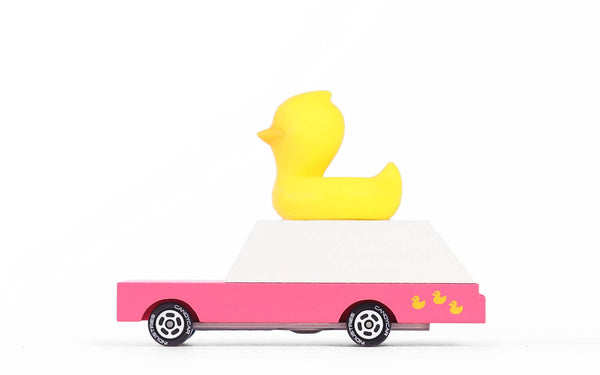 Candylab Candycar - Duckie Wagon with Topper - Wooden Diecast Toy Car