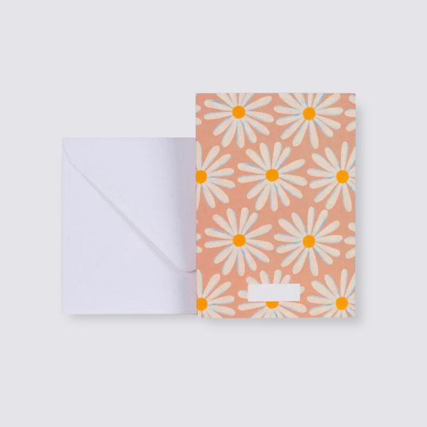 Season Paper Any Message Card - Marguerite Daisy