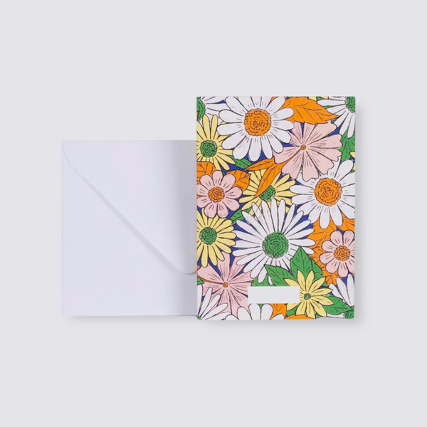Season Paper Any Message Card - Flower Power