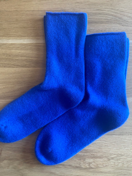 ManufacturedCulture Cashmere Socks- Blue
