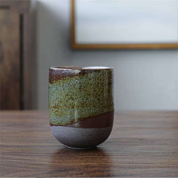 Gohobi Japanese Tea/chai/matcha/cacao Cup Green