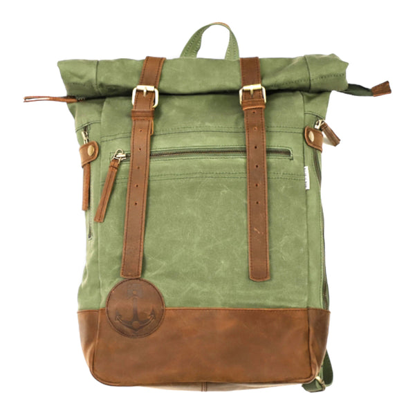 Iron & Resin Mountain Bag Waxed Canvas - Olive