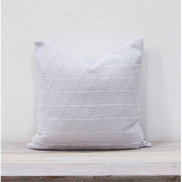 Also Home Stockholm Textured Silver Grey Cushion 50x50cm