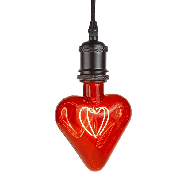 Werner Voss Heart LED Filament Light Bulb