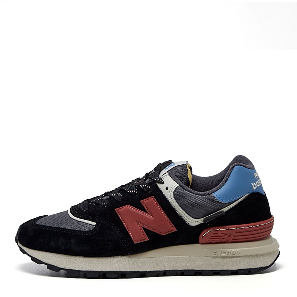 New Balance 574 Legacy Trainers - Black/red