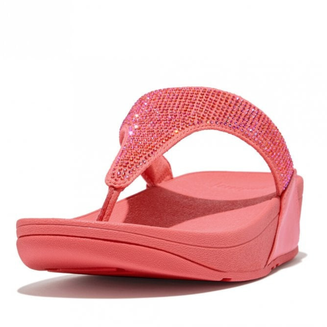 New Arrivals Fitflop Lulu Crystal Embellished Toe Post Sandals
