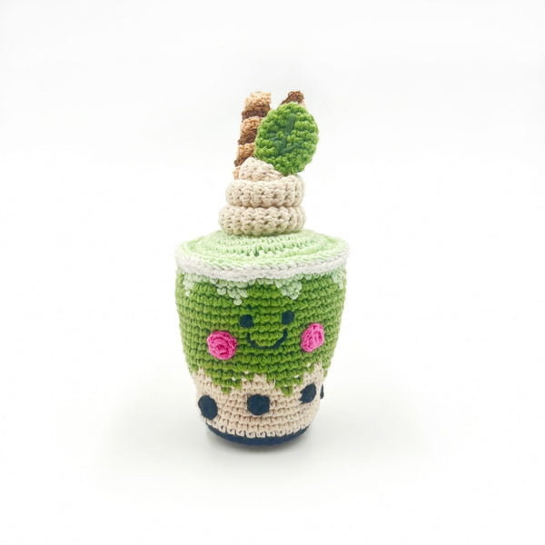 Pebblechild Green Tea Matcha Rattle