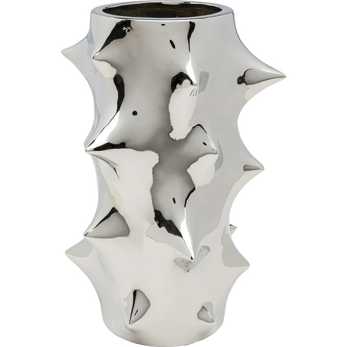 Kare Design Vase Pointy Silver 30cm