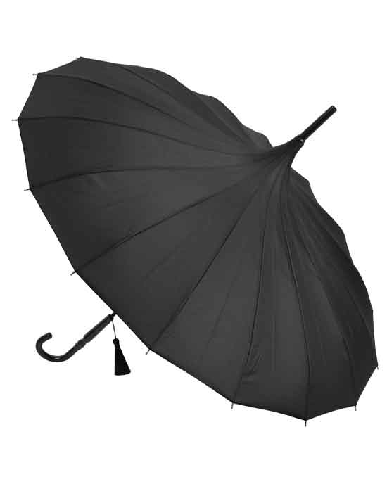 Soake Classic Pagoda Umbrella Black