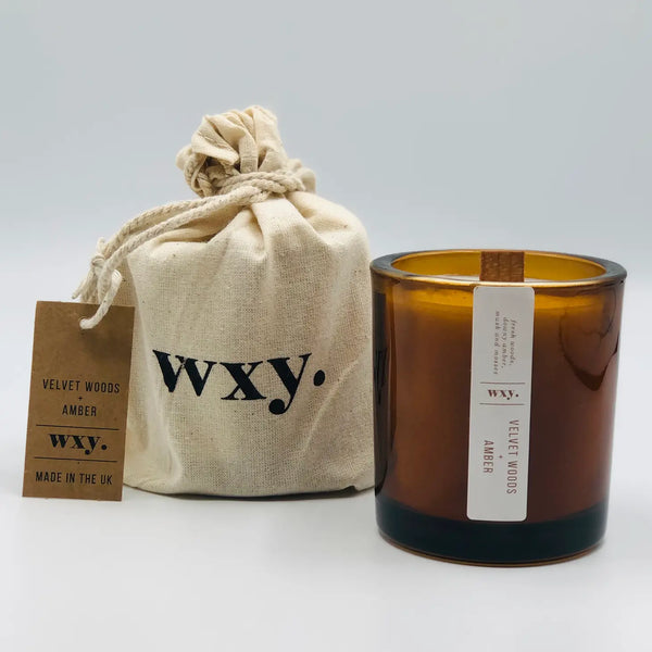 WXY Velvet Woods And Amber Candle