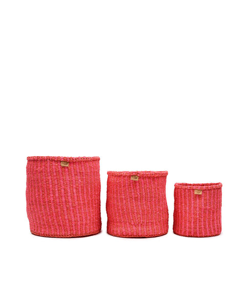 Basket Room Small Kiwanda Red And Pink Stripe Basket
