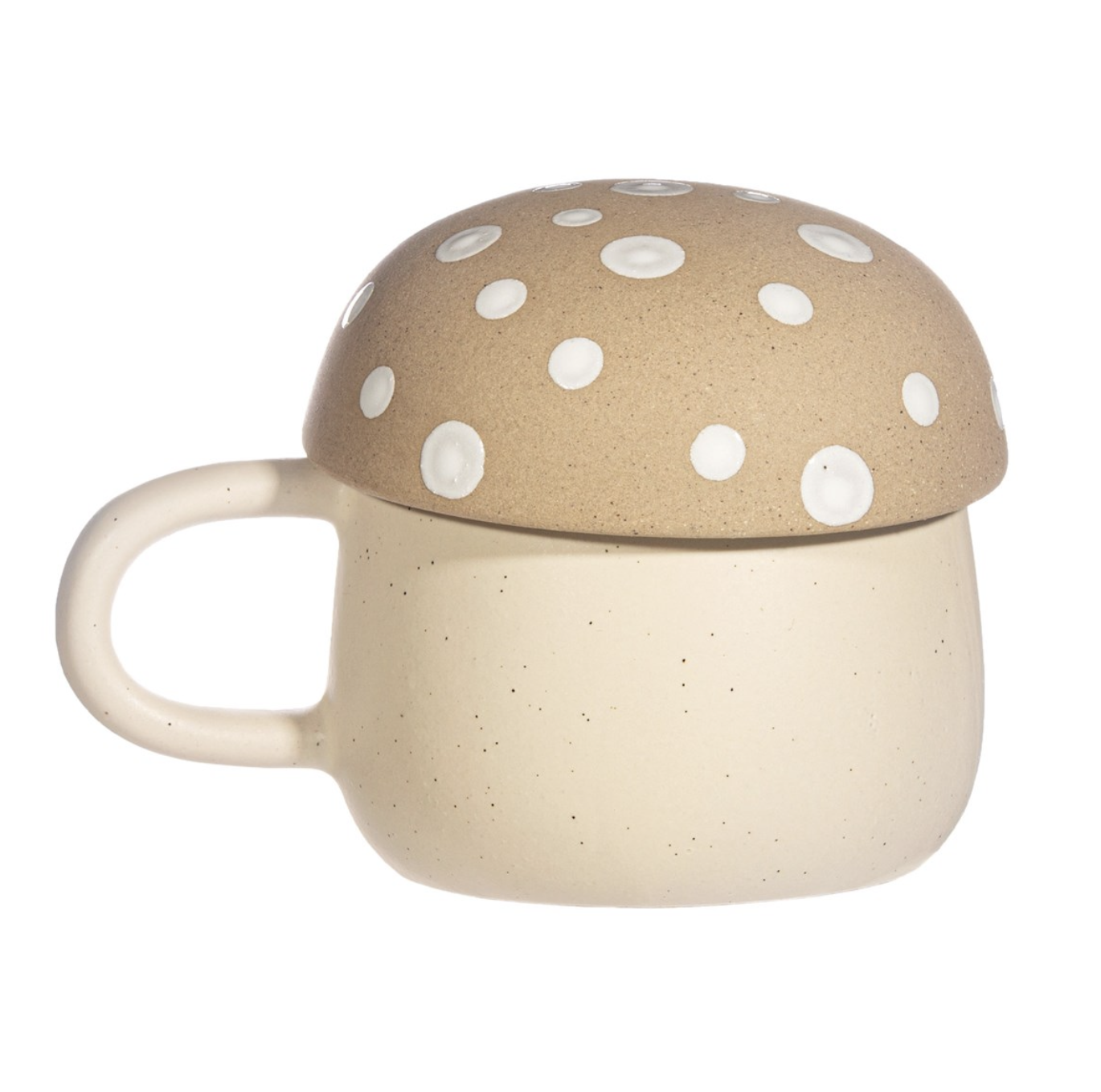 Sass & Belle  Ceramic Mushroom Mug With Lid