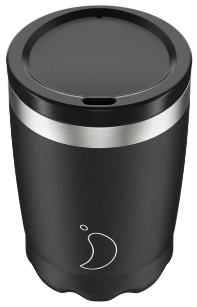 Chilly's 340ml Matte Black Coffee Cup