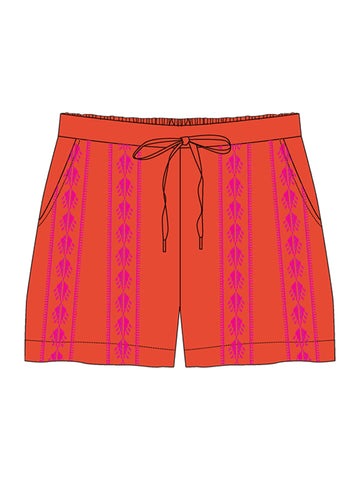 Nooki Design Belize Shorts-orange