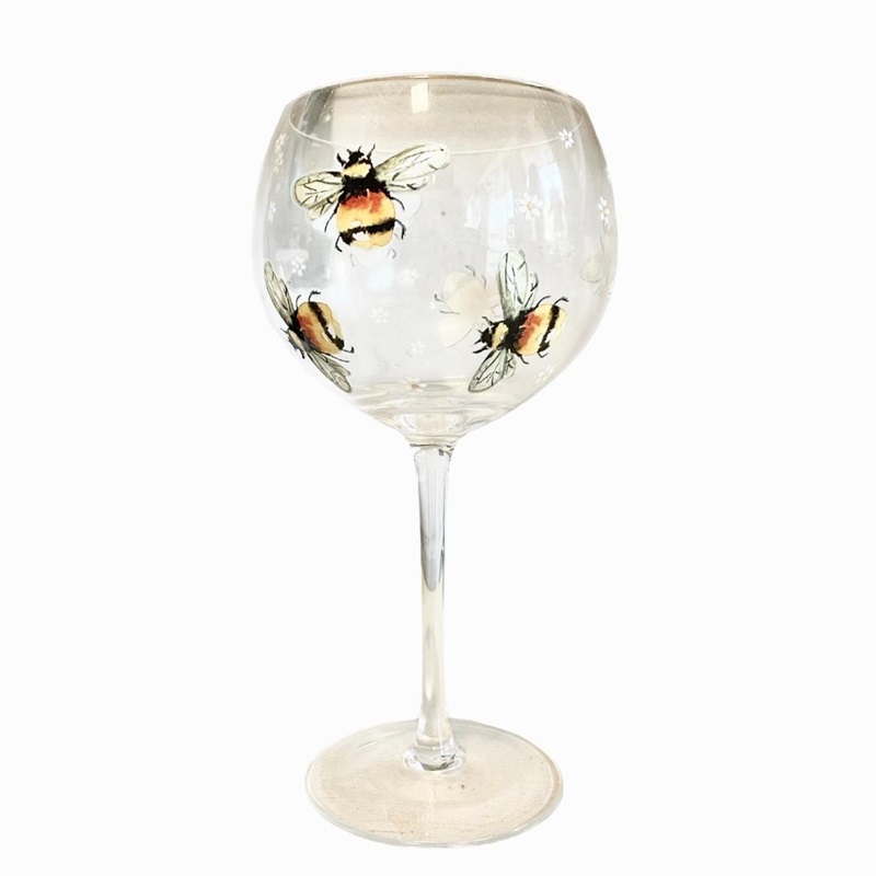 Lisa Angel Floral Bumblebee Gin Glasses