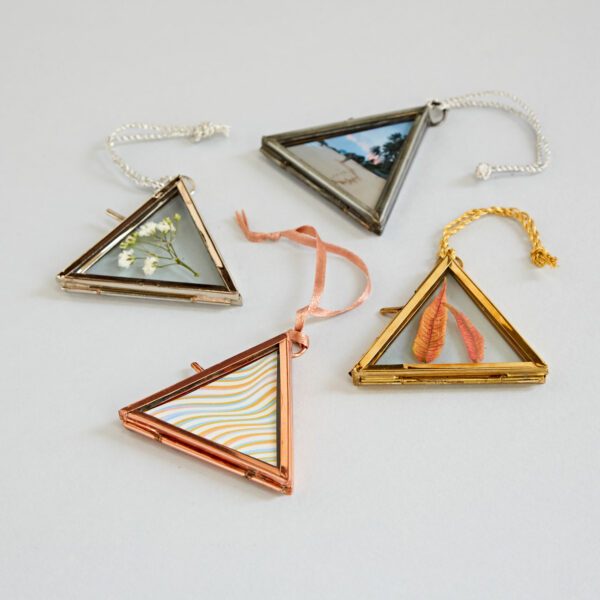 Paper High Triangle Hanging Photo Frames