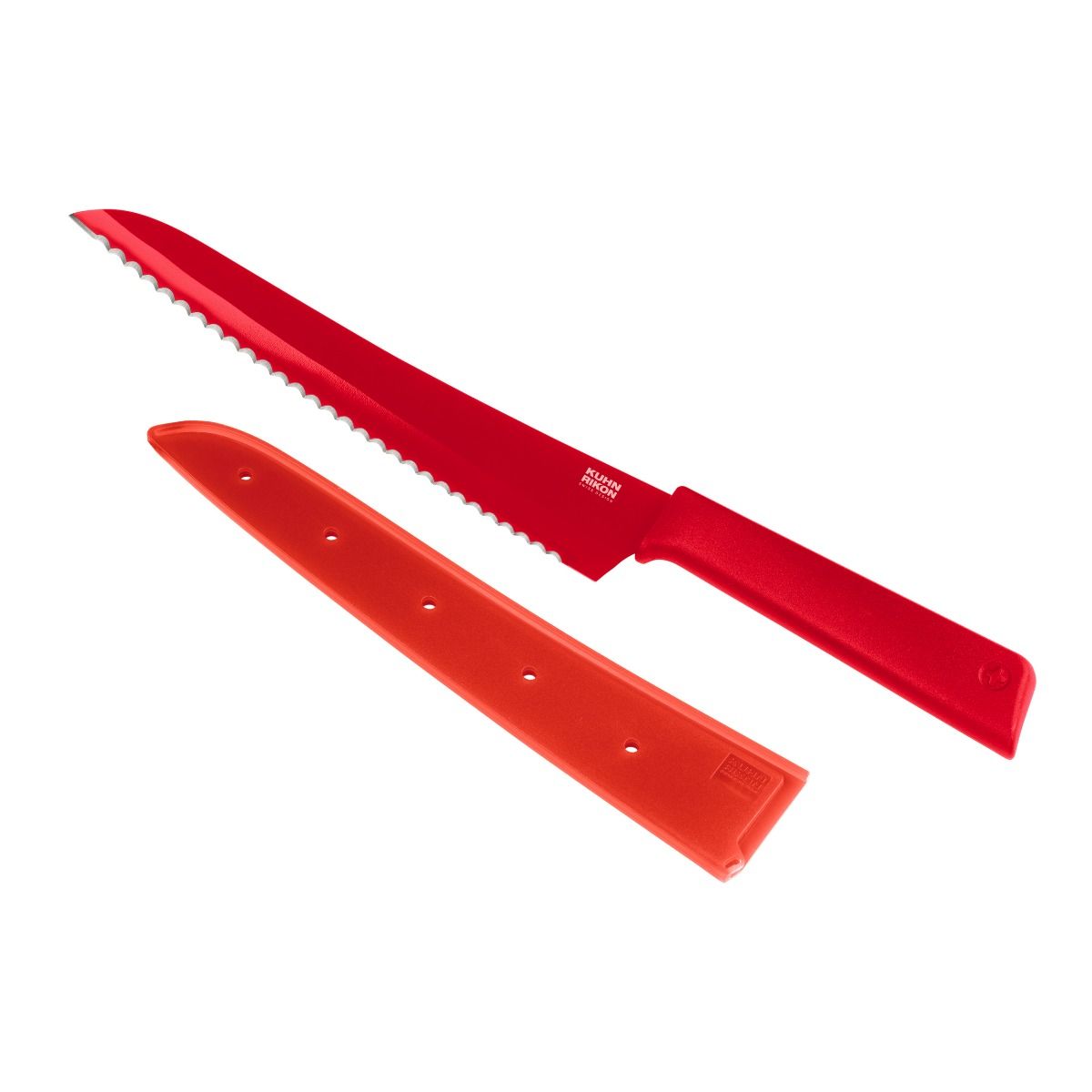 Kuhn Rikon Colori+ Bread Knife Red