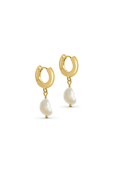 Formation Allesia Freshwater Pearl Hoops