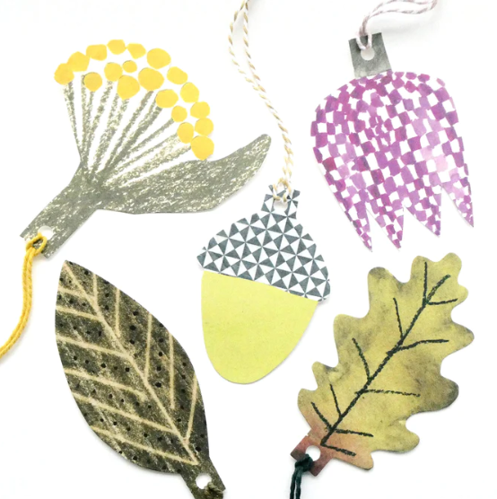 Hadley Paper Goods Leaves Gift Tags