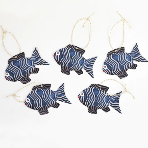 Hadley Paper Goods Fish Gift Tags