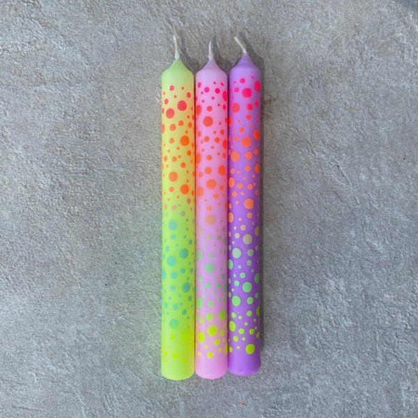 Pink Stories Graphic Lights Candles- Dots 402