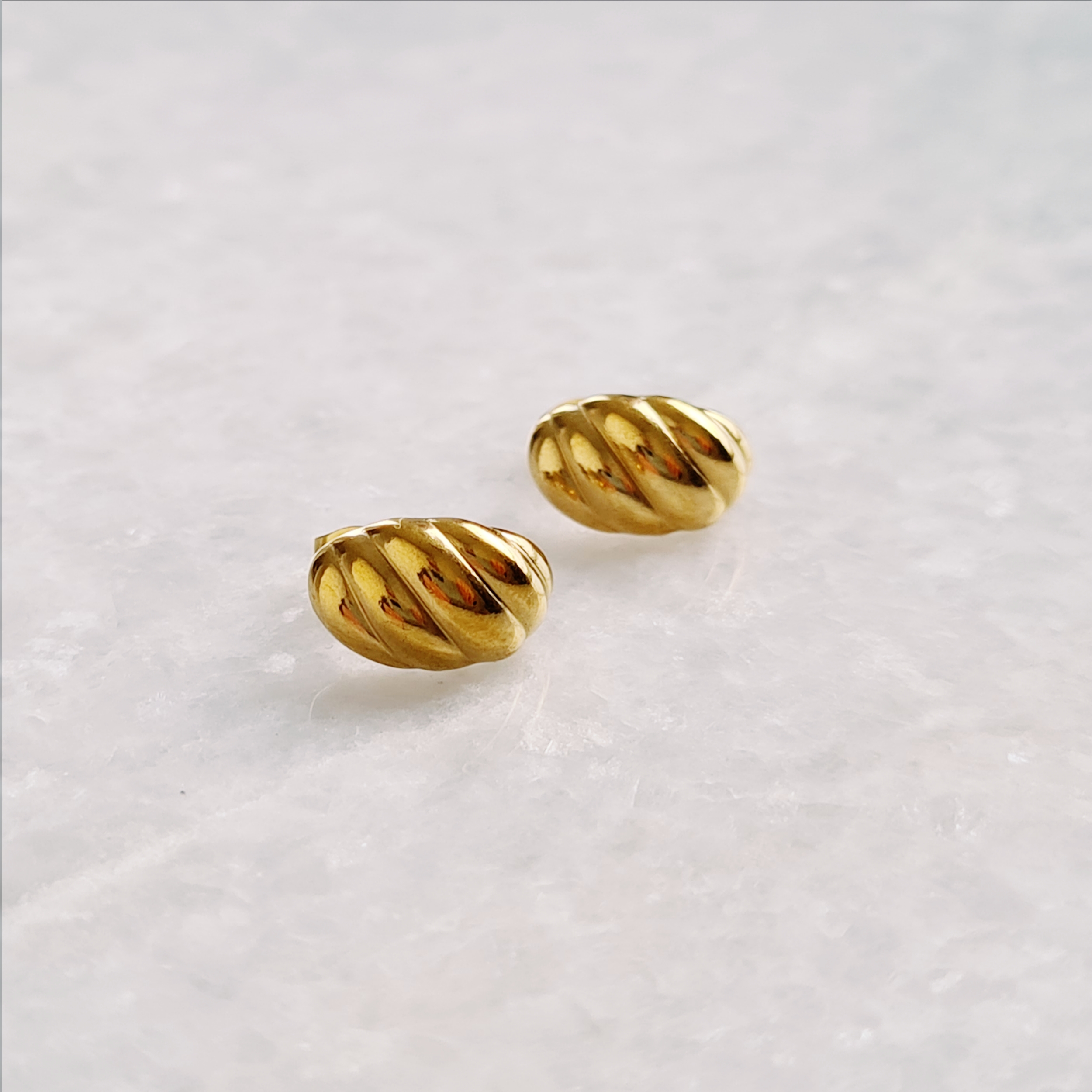 Golden Ivy Zana Stainless Steel Earrings Gold