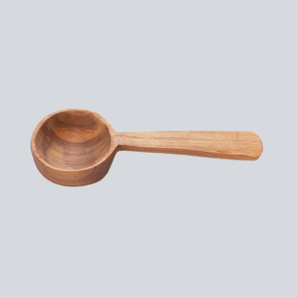 AARVEN Olive Wood Flat Based Coffee Spoon