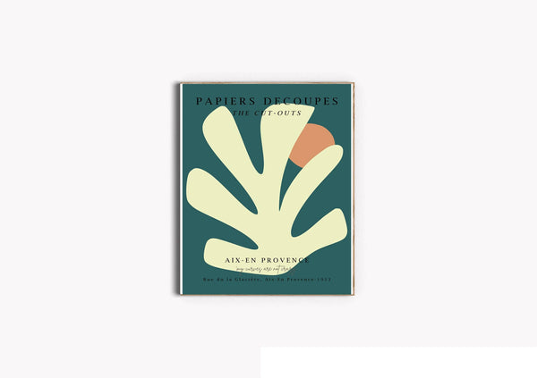 Stanley Street Studio Matisse Exhibition Print | Green A4