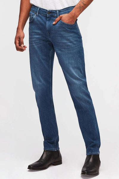 7 For All Mankind  Slimmy Tapered Luxe Performance Plus Mid Blue Jeans Ksmxa230bd