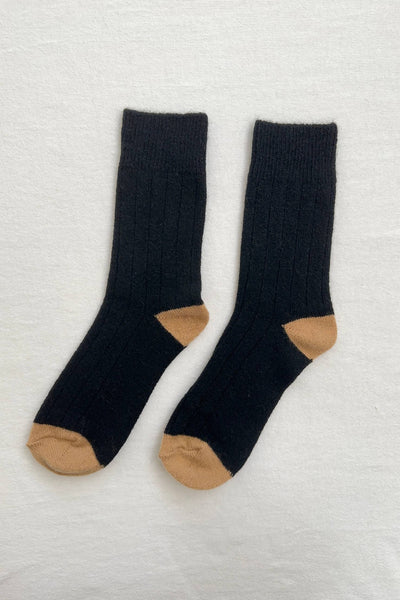 Le Bon Shoppe Classic Cashmere Socks: Black