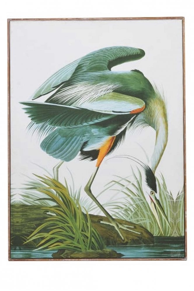 The Home Collection Green Crane Picture