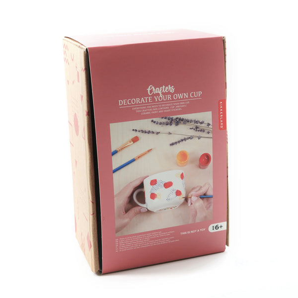 Kikkerland Design Decorate Your Own Cup Kit