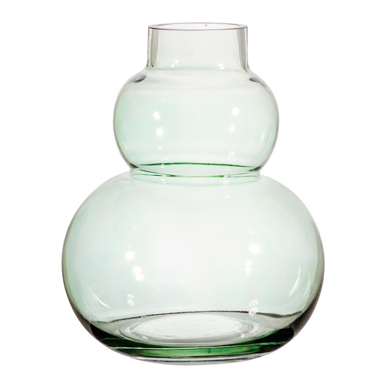 Sass & Belle Glass Pebble Vase Pale Green